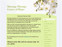 Tablet Screenshot of massagetherapycenterofplano.com